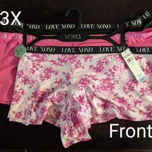 XOXO boyshort panties